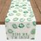 Kiss Me Irish Green Lips Long 16" x 90" Cotton Twill Runner